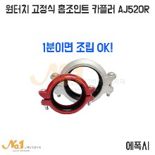 AJS 원스탑 고정식 조인트 (원터치 홈조인트 카플링) AJ520R (에폭시)
